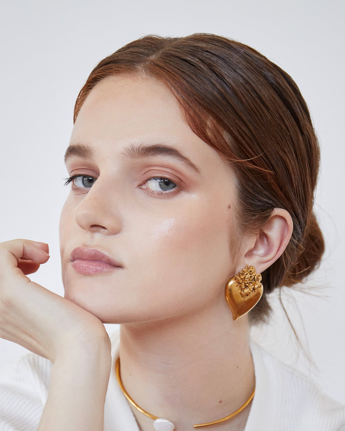 Grand Coeur de la Mer Earrings=