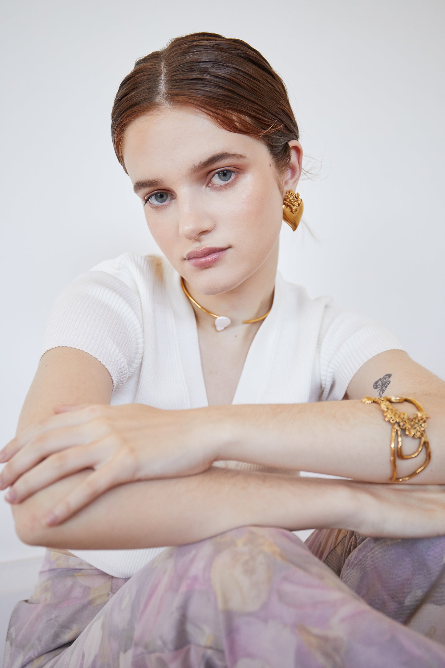 Grand Coeur de la Mer Earrings=