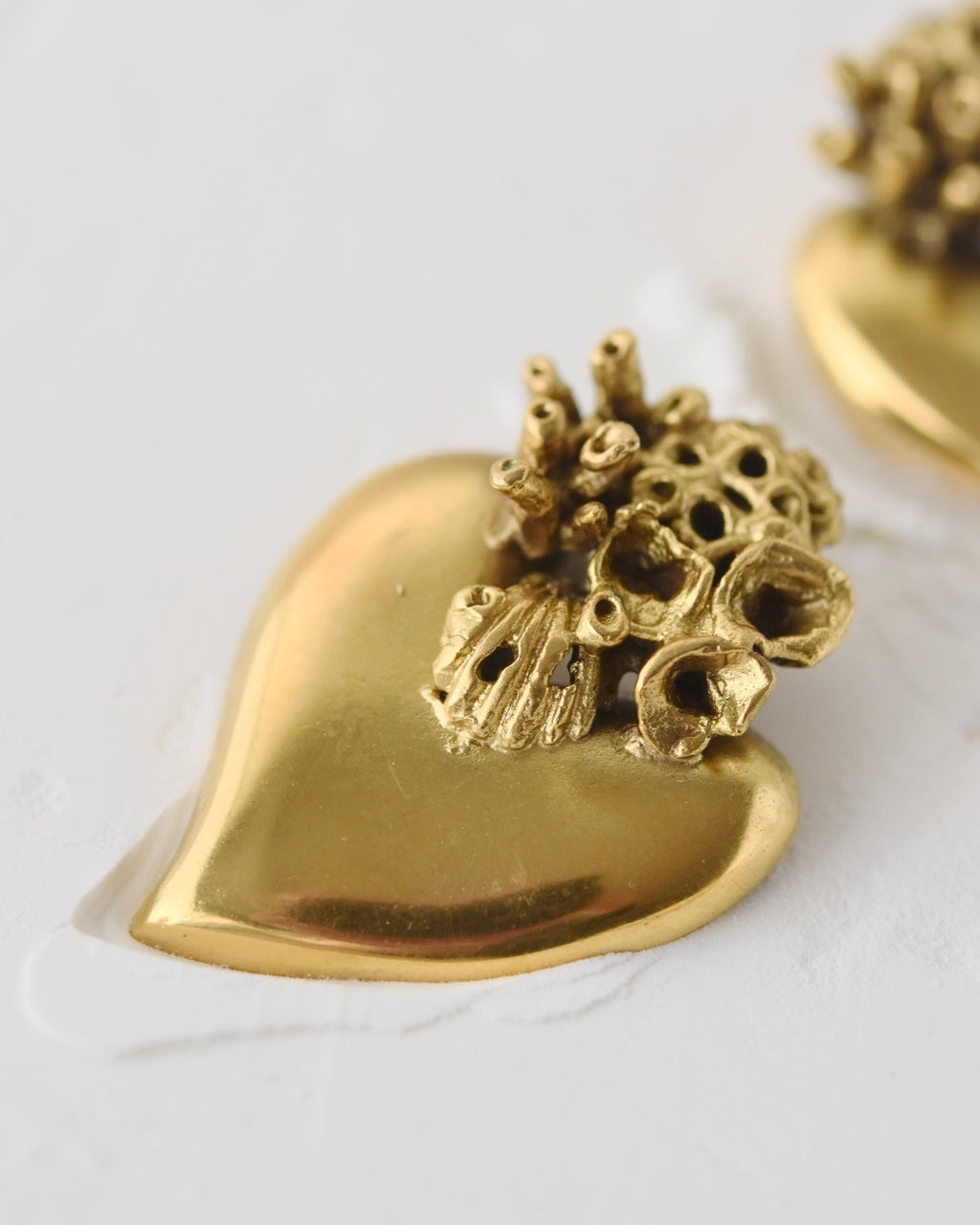 Grand Coeur de la Mer Earrings=