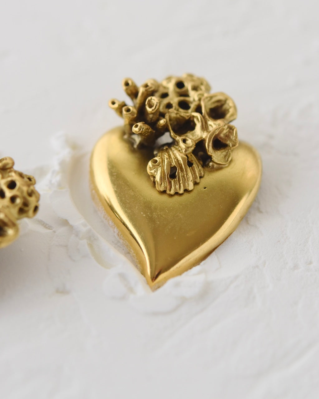 Grand Coeur de la Mer Earrings=