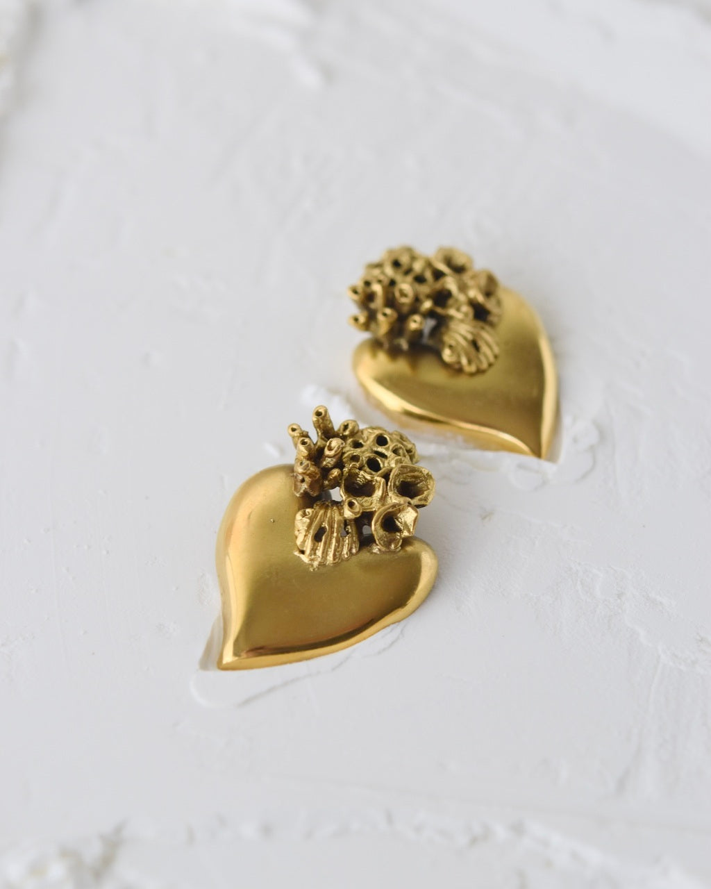 Grand Coeur de la Mer Earrings=