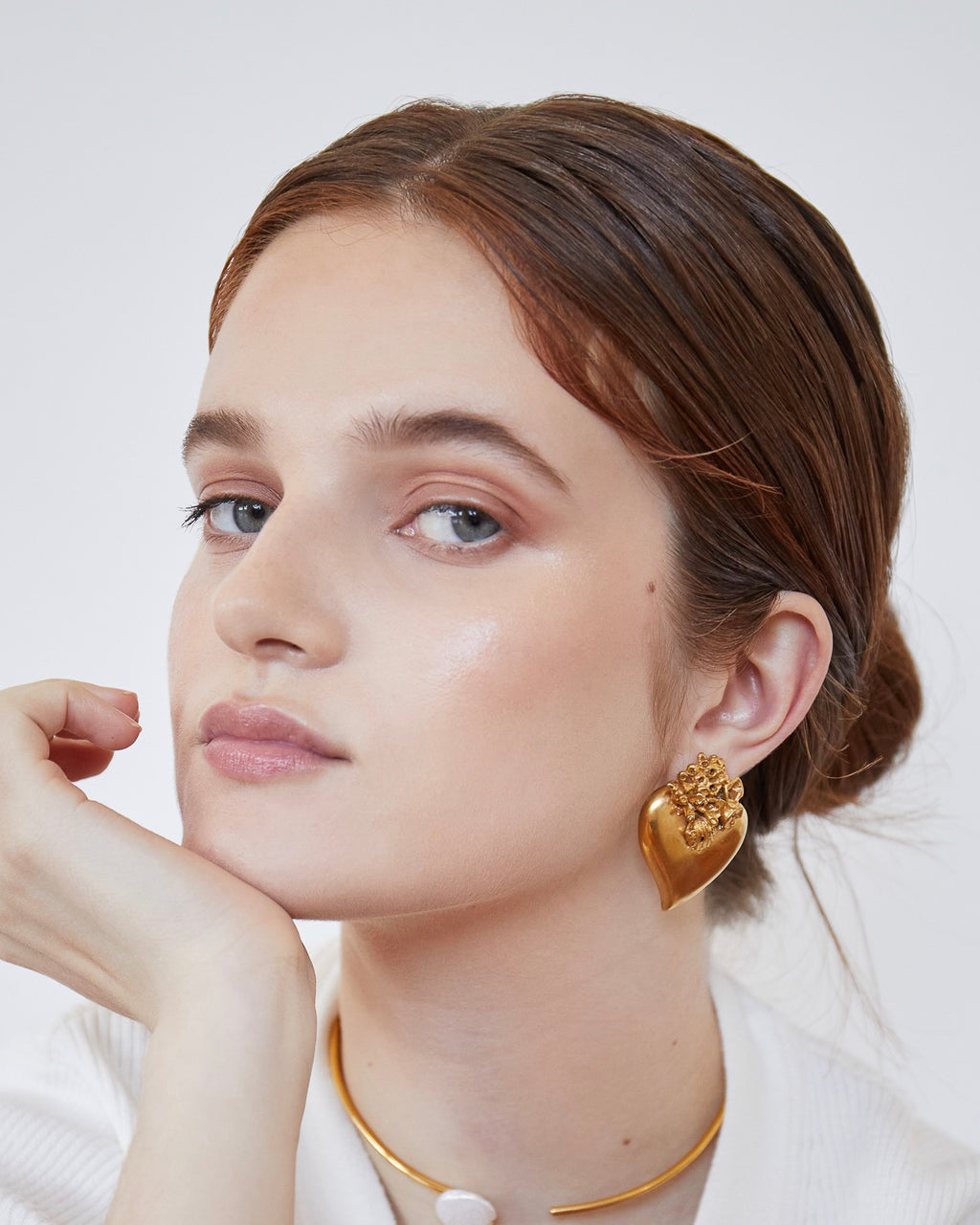Grand Coeur de la Mer Earrings=